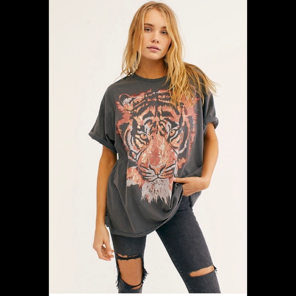 Free People Wrangler Tiger Tee | Poshmark
